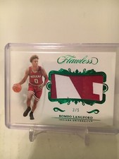 2019-20 Romeo Langford #9 Patch HORIZONTAL Rookie Go Hoosiers Emerald 3/5