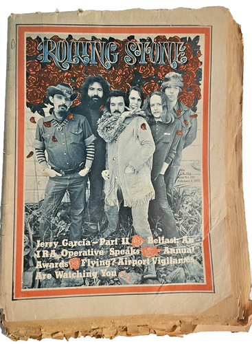 Rolling Stone - Issue 101 February 3, 1972 -Jerry Garcia - Hunter Thompson -IRA