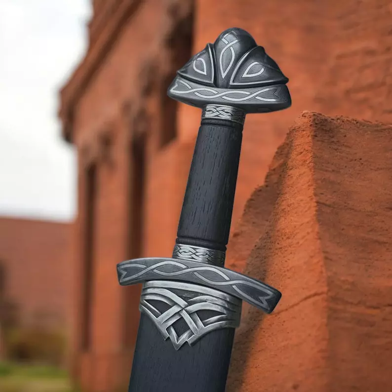 Handgefertigtes Wikinger Schwert König Ragnar Lothbrok Replik - authentisches... - Bild 3 von 4