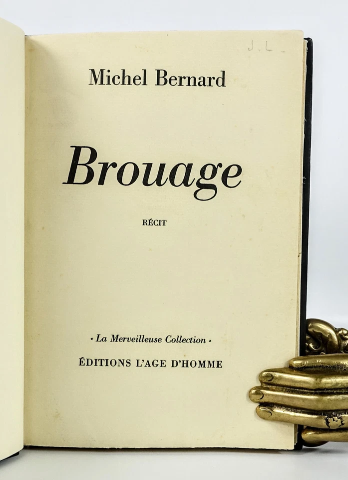📖 Michel BERNARD - Le brouage. EO 1967, reliure d'art - Photo 4/4