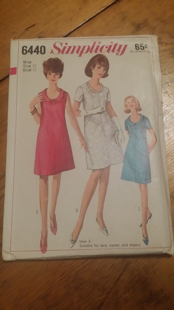 ladies a line dress pattern VINTAGE SIMPLICITY A-LINE 6440 SIZE 10 FREE SHIPPING a line dress sewing pattern Amarra 94282 Size 12 Web Collection: Holiday Shop SUPPORT Due to the Size:US 16