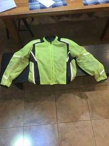 lime green motorcycle jacket