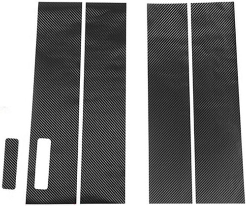 Real Carbon Fiber Window Pillar Posts For Ford F150 2015-2020 Black 4PCS - Picture 4 of 12