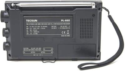 TECSUN PL660 AM/FM/SW Air SSB Synchronous Radio - Black for sale