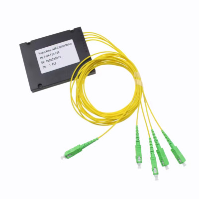 Optical Splitter PLC Box Type 1x4 SC/APC SHIPPING FROM USA fiber optic