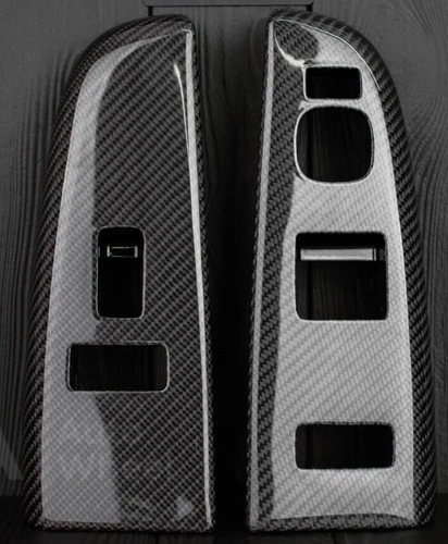 2003-2007 GMC Sierra Silverado Carbon window Trim Bezel Switch SINGLE CAB