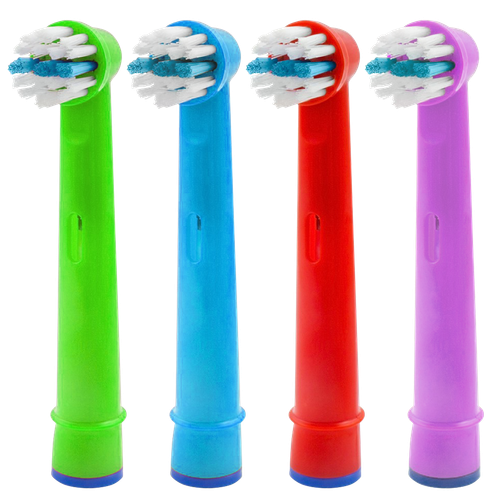 Oral B Junior Pro Electric Toothbrush Green with 4 Attachments Timer Set - Picture 4 of 5