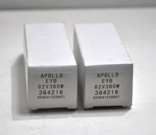 Apollo EYB-364215 Quartz Filament Lamp Bulb Tube 82V 360w NOS Lot of TWO (2)
