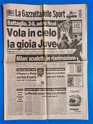 La Gazzetta Dello Sport Du 21 Avril 1986 : Juventus-Milan 1-0 (Laudrup) Et Roma-Lecce 2-3