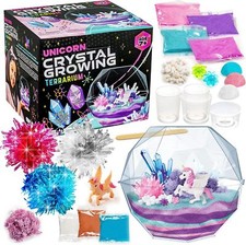 Original Stationery 18-Piece Unicorn Crystal Growing Kit for Kids 7 