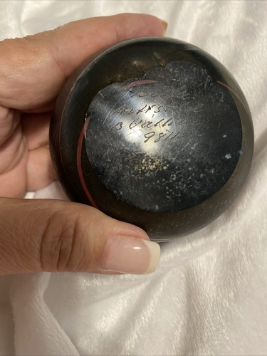 Boda Artist Collection Paperweight Signed B Vallien Iridescent Bronze Red 98112 - Picture 6 of 9