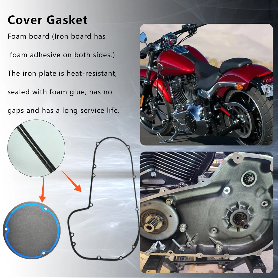 Primary Cover Gasket Kit for Harley Electra Glide Ultra Classic FLHT 1985-1993 - Image 4 of 4