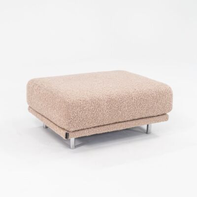 2022 Marcel Wanders for Moooi Cloud Footstool EA, Blushing Sloth Woolly Mohair