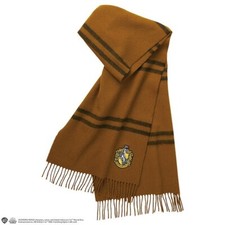 Sciarpa Harry Potter Emblema Tassorosso Sciarpa Giallo Lana Merino Giappone N...