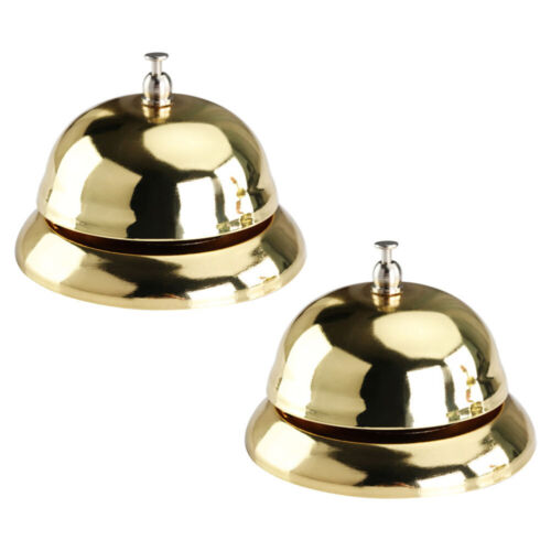 2 Pcs Meal Call Service Bell Reception Bells to The Waiter Staff Office