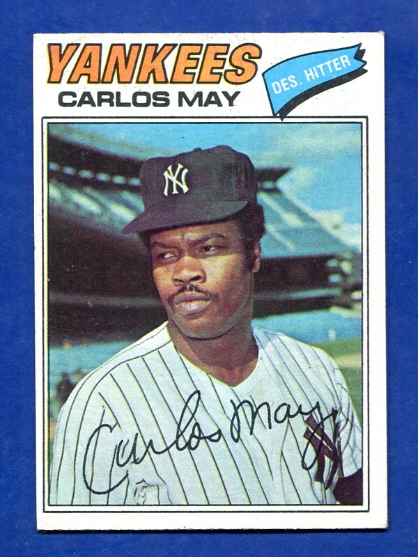 1977 TOPPS #568 CARLOS MAY EX