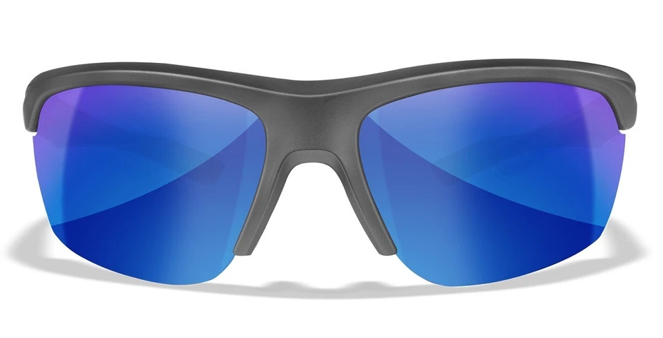 Nuevas gafas de sol deportivas juveniles Wiley X SWIFT | Lente espejo grafito/azul Foto 2 de 4