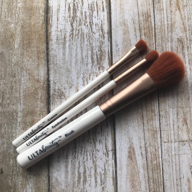 ULTA Beauty Makeup Brushes Set Brand New Cosmetics Synthetic Crease