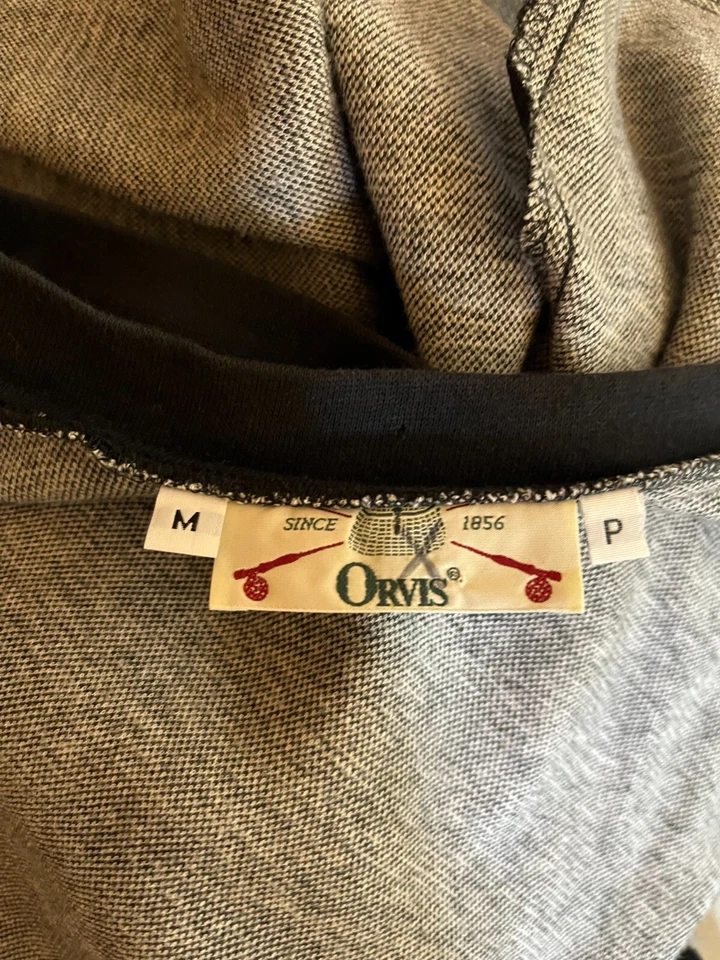 Vestido Pullover Vintage Orvis Talla M Tejido Manga Larga Cuadros Negro Blanco Foto 2 de 4