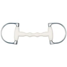 Happy Mouth King Dee Shaped Mullen Mouth Horse Bits, 5.5