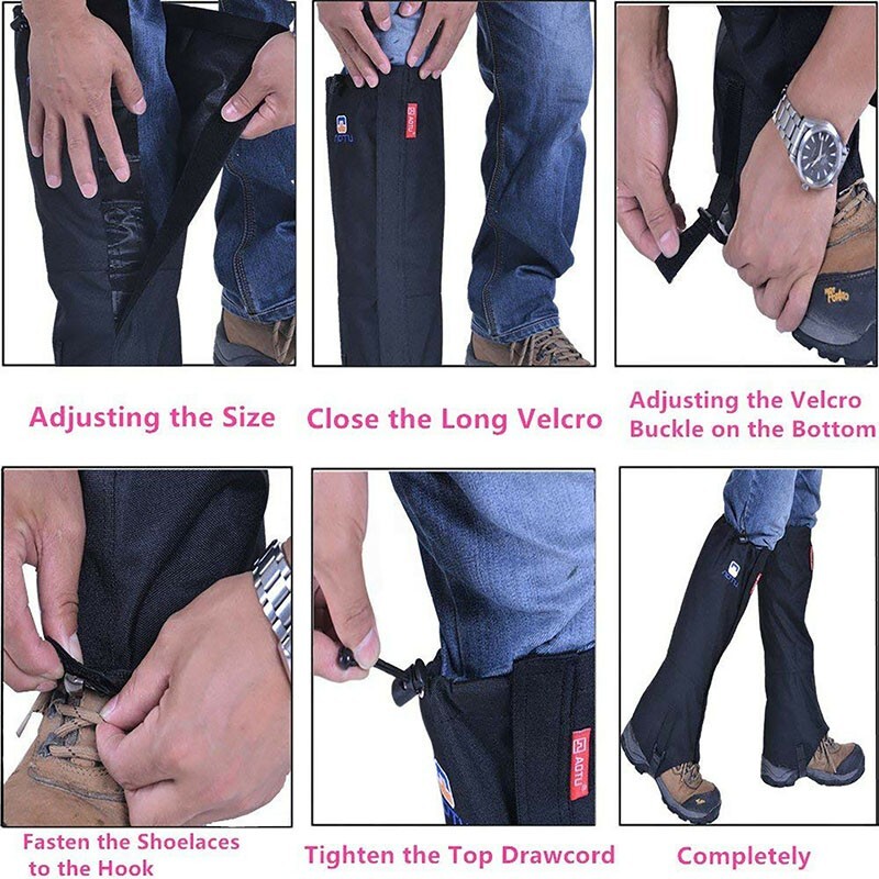 Insect Proof Leg Gaiter Cover for Hiking and Yard Work Easy to Use and Adjust eBay