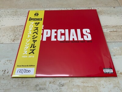 THE SPECIALS PROTEST SONGS 1924-2012 LTD YELLOW VINYL NUMBERED Obi 200COPIES NEW