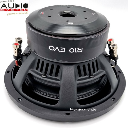 AUDIO SYSTEM R-10 EVO 25cm Subwoofer 700 Watt Auto Woofer 10" Radion 2x4 Ohm - Bild 2 von 7