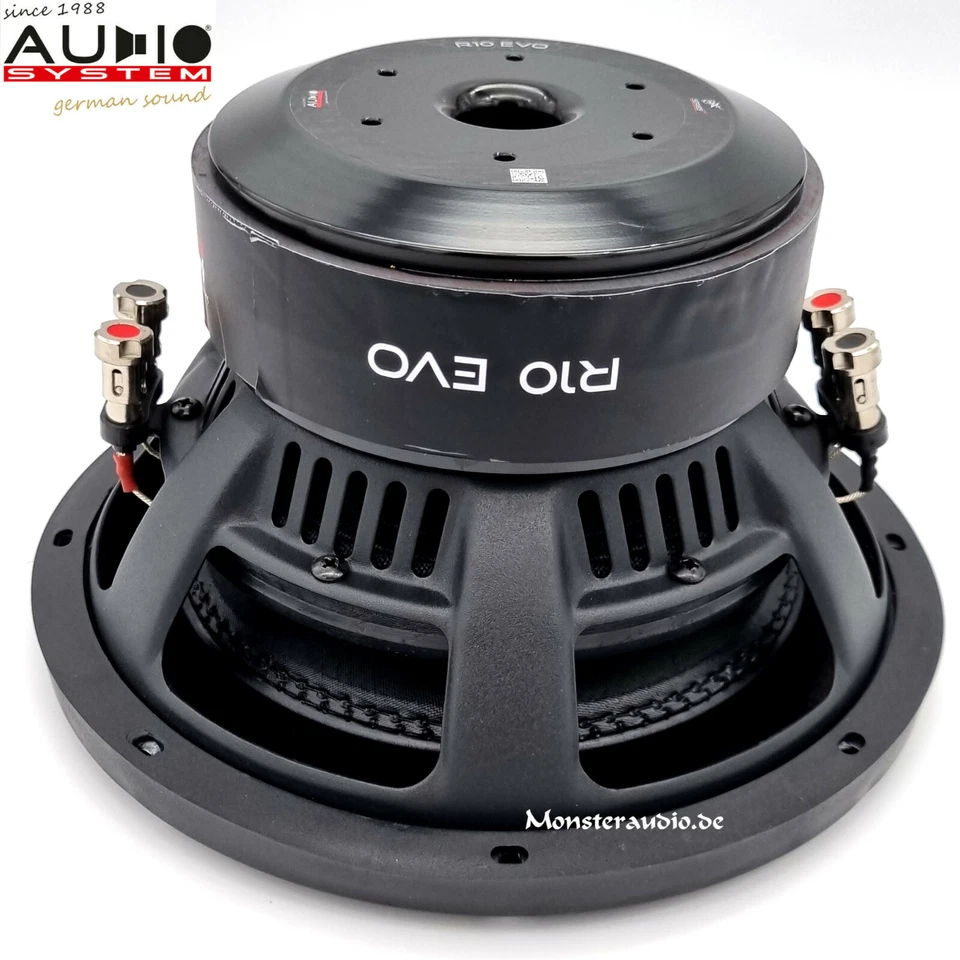 AUDIO SYSTEM R-10 EVO 25cm Subwoofer 700 Watt Auto Woofer 10" Radion 2x4 Ohm - Bild 2 von 4