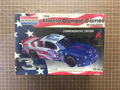 #ad Monogram 1996 Atlanta Olympic Games Monte Carlo Dale Earnhardt #3 Mode Car Kit $11.03
