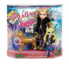 Muñeca y perro Bratz Walking Bratz Fashion CLOE MGA SELLADO