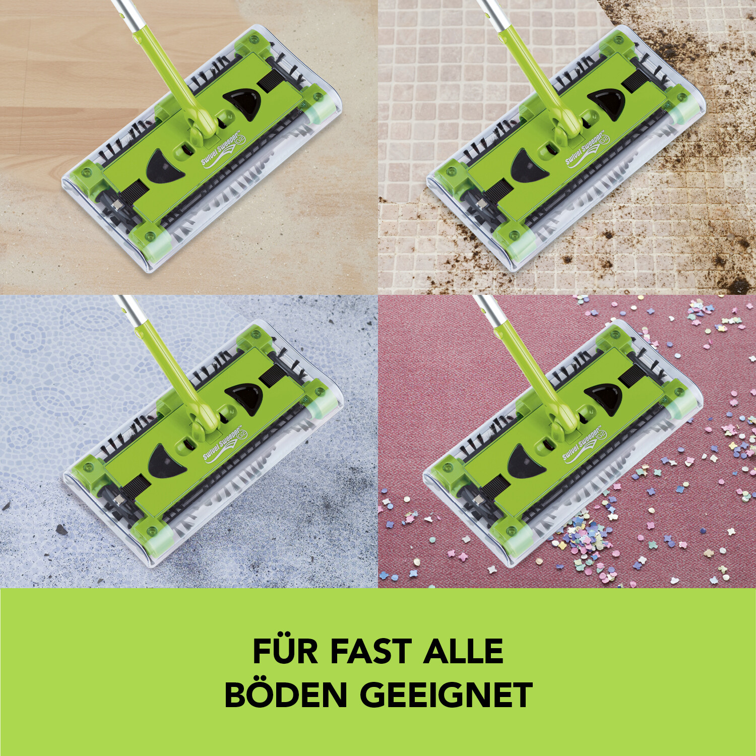 Swivel Sweeper G2 Akku Besen kabellos elektrisch Kehrbesen inkl