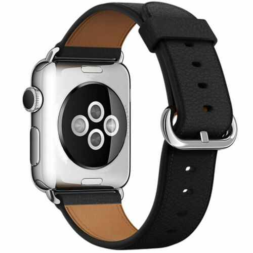 Buckle Leather Watch Band Strap For Apple Watch 49mm 45mm 41mm 44mm 40mm 42mm