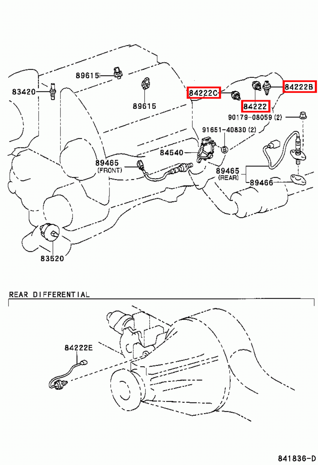 Genuine LandCruiser HZJ70 HZJ105 HDJ81 HDJ80 4WD Transfer Case Sensor