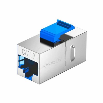 6 PCS Cat7 Keystone Coupler Shielded RJ45 8P8C Cat7/Cat7A LAN Extender