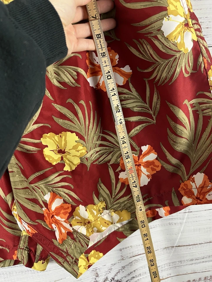 Islander Swim Trunk Shorts Men’s XL Tropical Floral Colorful Lined Hawaiian - Image 2 of 4