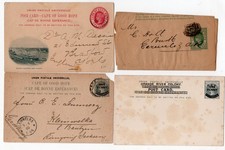 CAPO DI BUONA SPERANZA QUATTRO ARTICOLI DI CANCELLERIA POSTALE