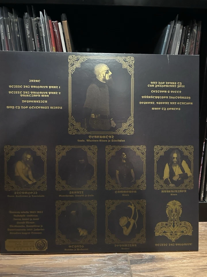 Goatmoon – Voitto Tai Valhalla LP 2019 [Gold] Vinyl GBK Horna Peste Noire NSBM - Image 4 of 4
