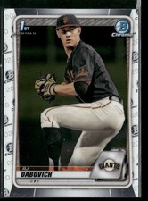 RJ Dabovich - 2020 Bowman Draft Chrome #BD-148 - San Francisco Giants