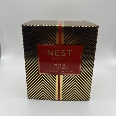 NEST Fragrances New York Scented Candle HEARTH Full Size - 8.1 0z / 230 g New