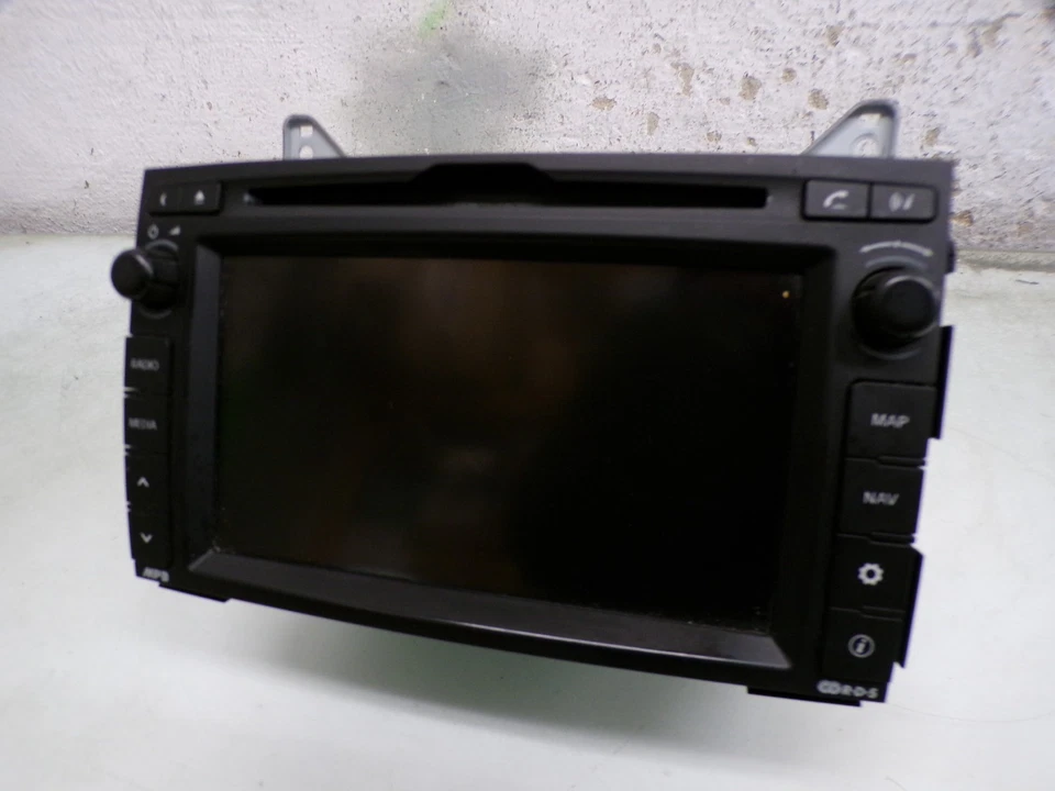 Navi CD Radio KIA Pro Ceed (ED) 965601H200EQ ohne Code MP3 Autoradio *520A23* - Bild 2 von 4