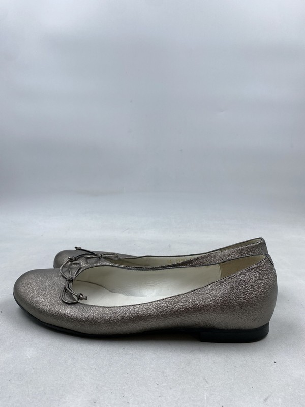 Bruno Magli Metallic Bronze Leather Ballet Flats W 8.5