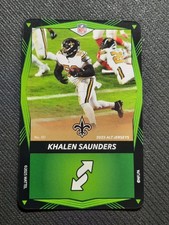 2025 UNO Elite Green #151 Khalen Saunders New Orleans Saints