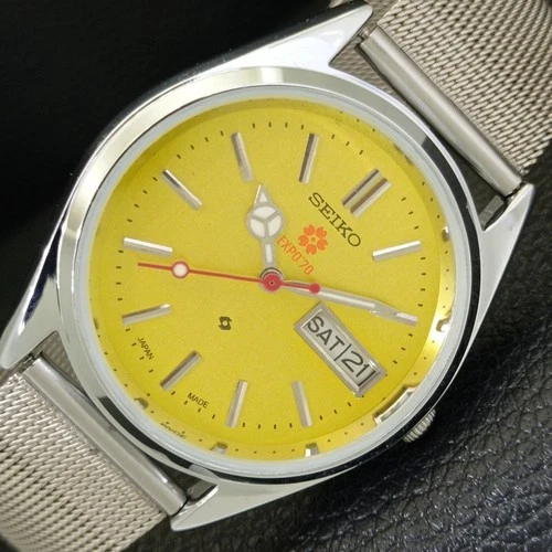 VINTAGE SEIKO EXPO 70 AUTOMATIC 6309A REFURBISHED JAPAN MENS WATCH a441859-1