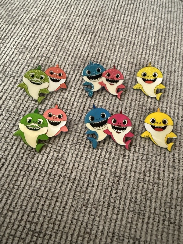 Baby Shark 6 Pin Set - Little League World Series Pins - VA 11 - 2” each