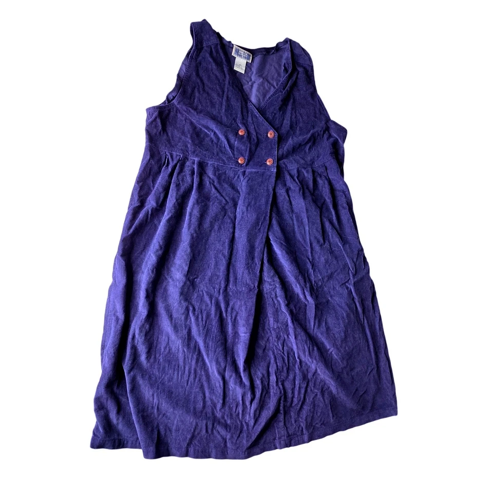 Vestido Midi De Colección Erika II Clásicos Nvy Azul Pana Dble Pecho Delantal 2xl Foto 3 de 4