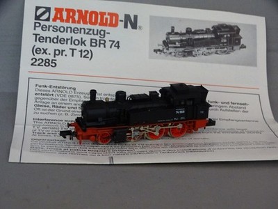 Arnold scale N Dampf Lokomotive BR 74, cat 2285