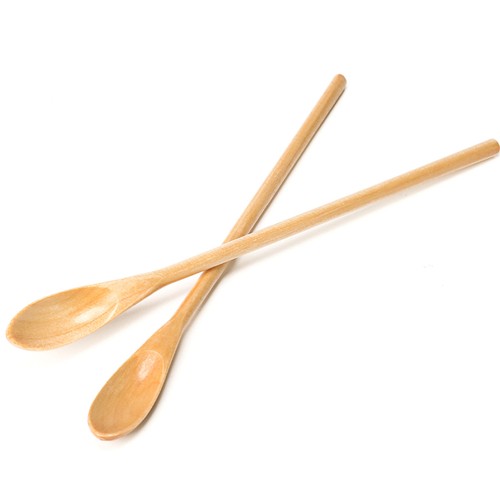 Natural Wooden Coffee Spoons Set 4pcs Long Handle for Mixing and Stirring - Picture 11 of 12