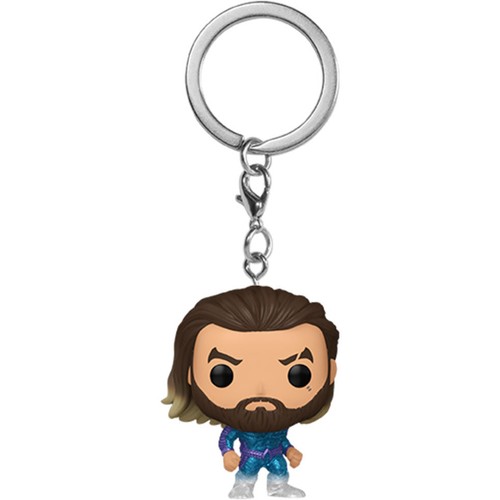 Pocket Pop! Keychain: Aquaman and the Lost Kingdom - Aquaman Stealth Suit Figure - Picture 2 of 3
