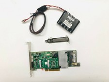 LSI MegaRAID 9266-8i 1gb Cache SATA/SAS Controller Card with+ LSI CVM01 #ff