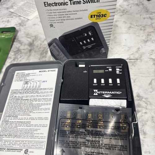 Intermatic ET103C Electronic Timer Switch (SW4) - Picture 1 of 4